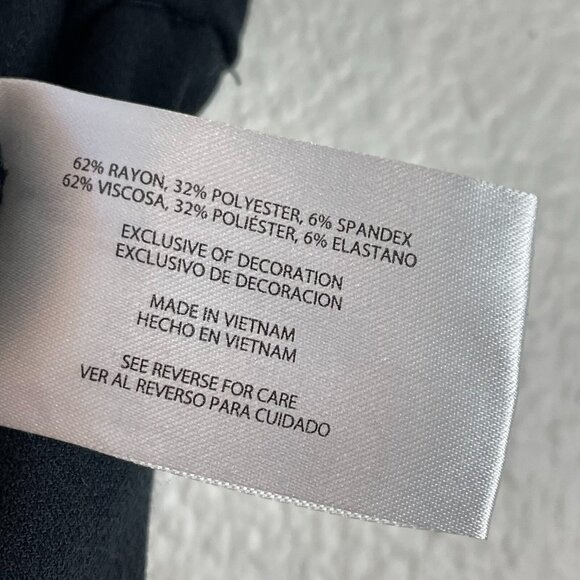 NEW Banana Republic Womens Size 10 Black Ankle Pull On Dress Pants Trousers - Picture 9 of 10